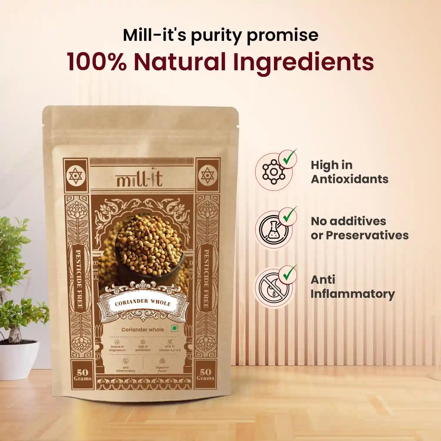 Coriander/Dhaniya Whole - 50 gm thumbnail 2