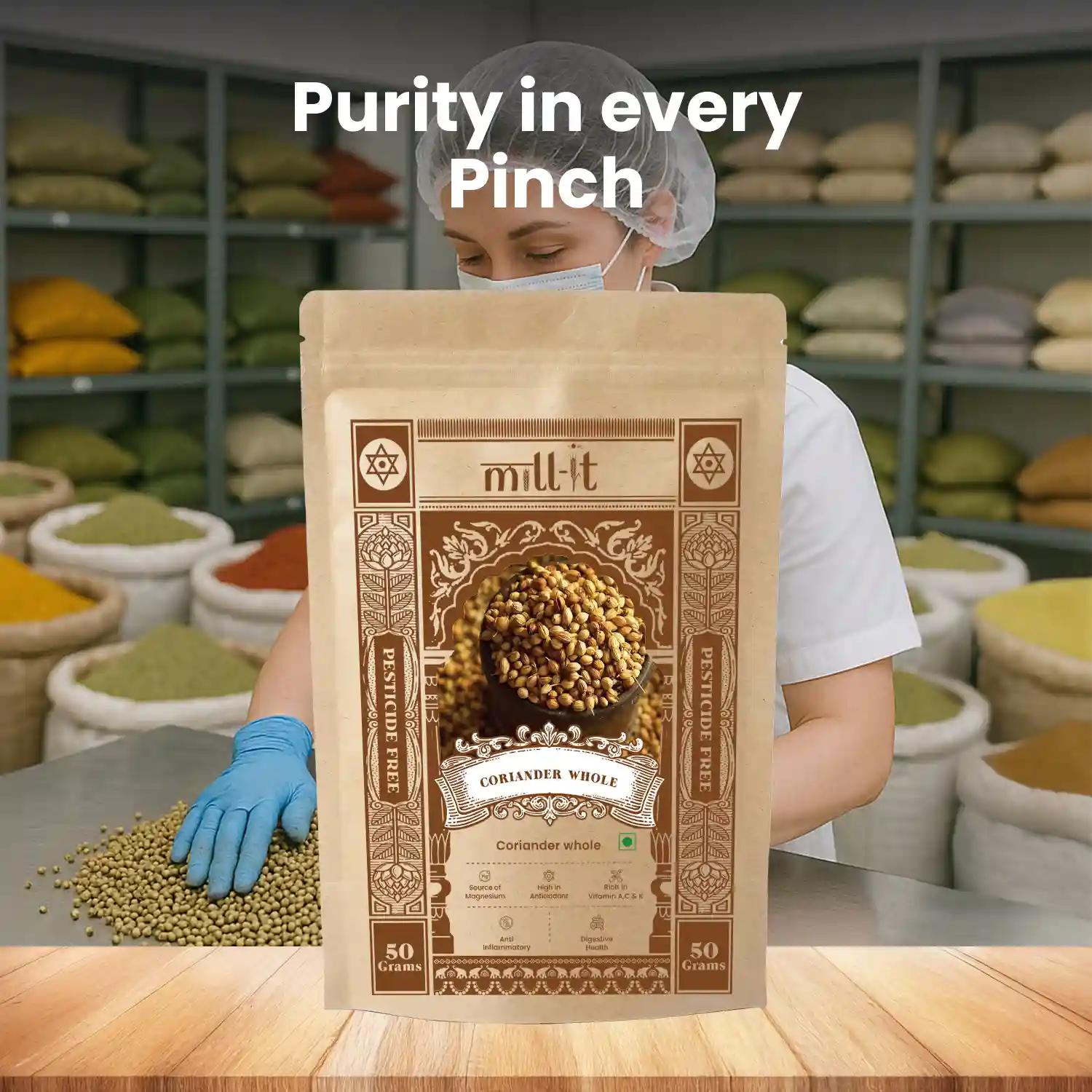Coriander/Dhaniya Whole - 50 gm thumbnail 4