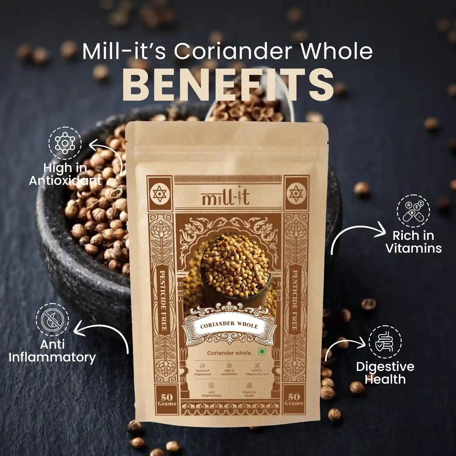 Coriander/Dhaniya Whole - 50 gm thumbnail 3