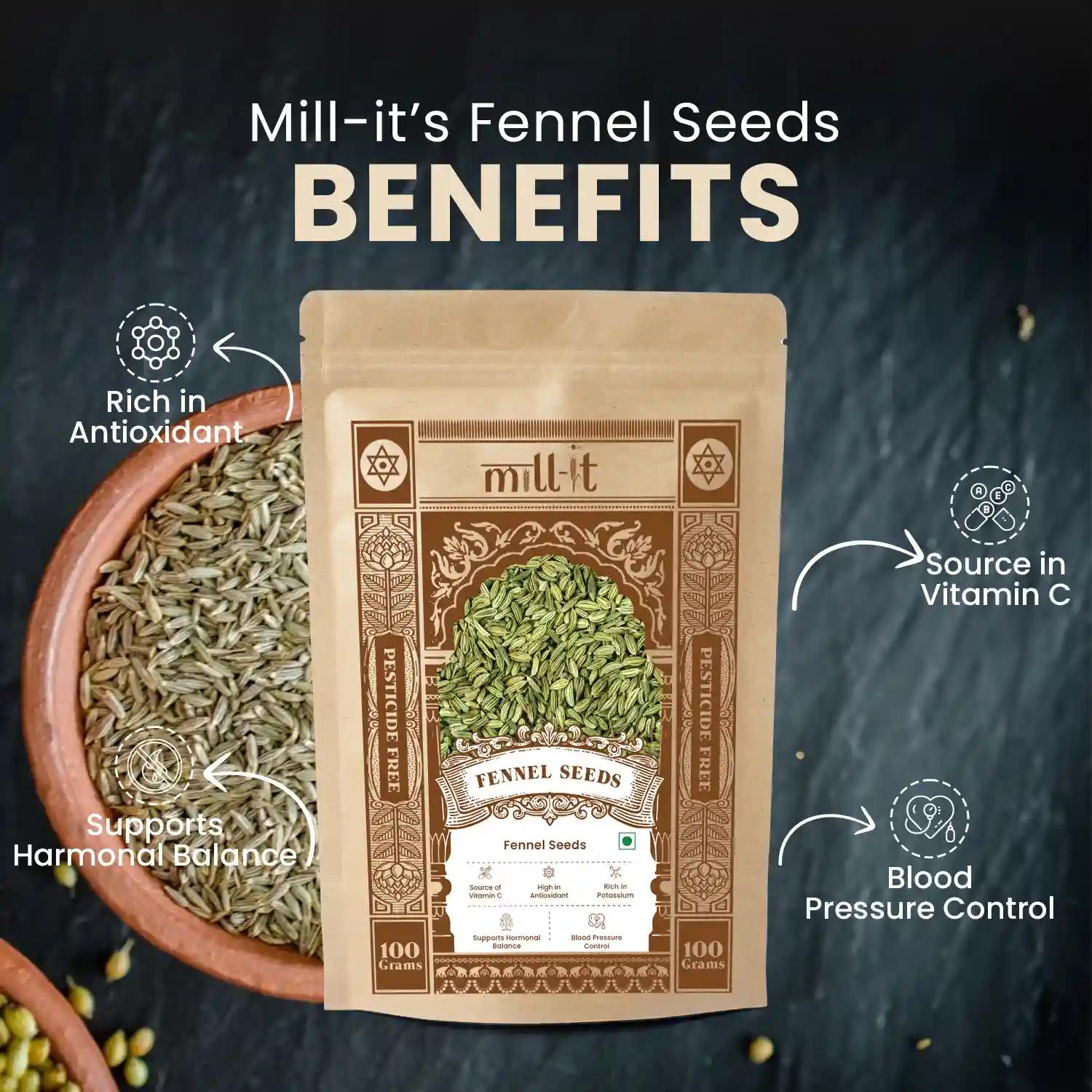 Fennel/Saunf Whole - 100gms thumbnail 3