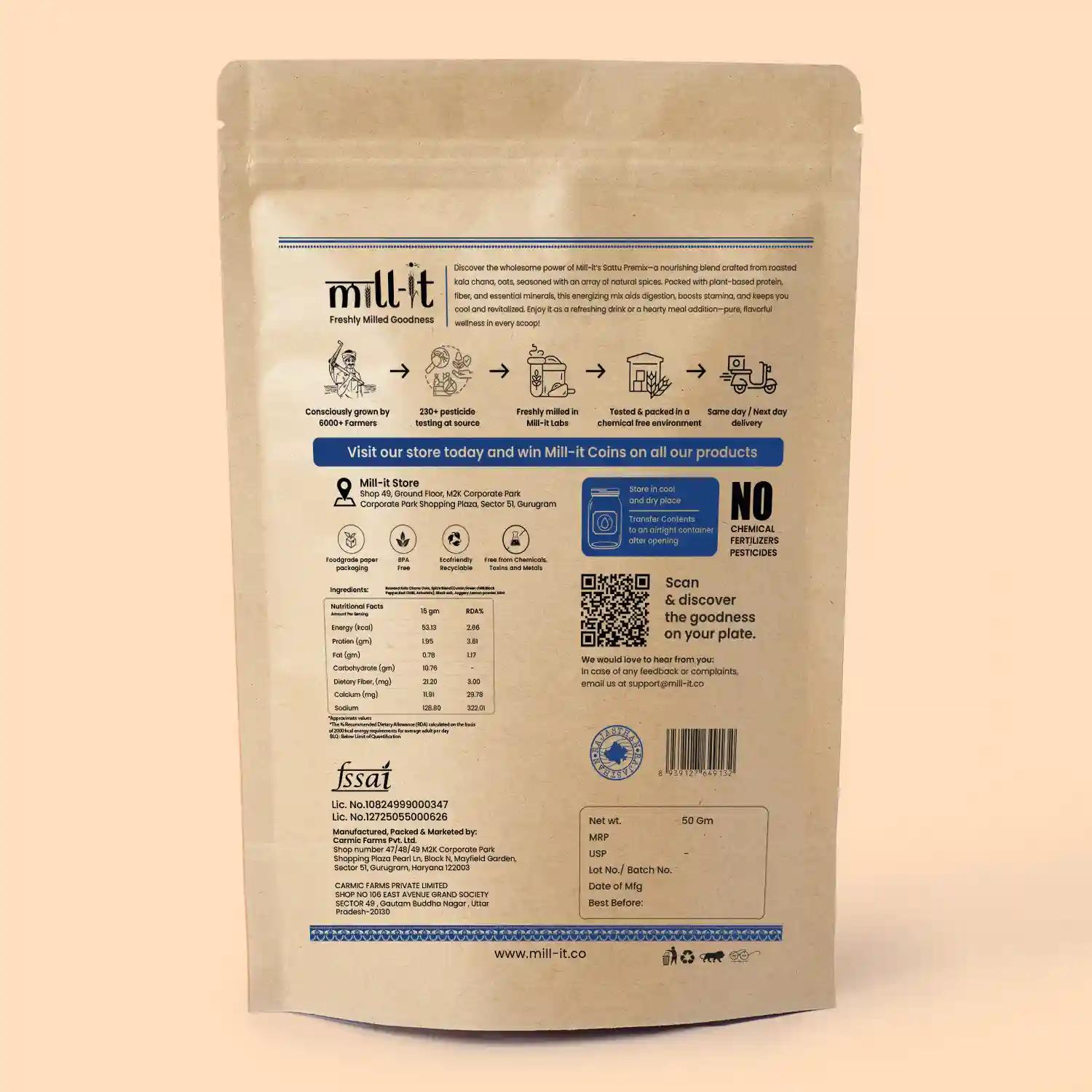 Sattu Mix (Savory) - 200 gm thumbnail 4