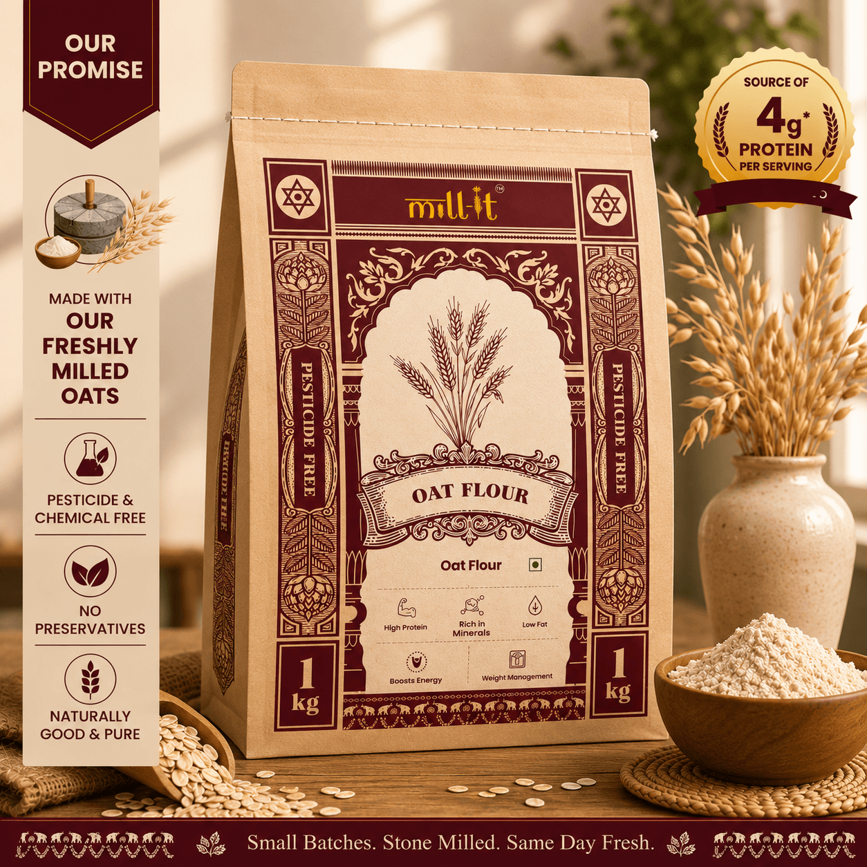 Oats Atta - 1 kg