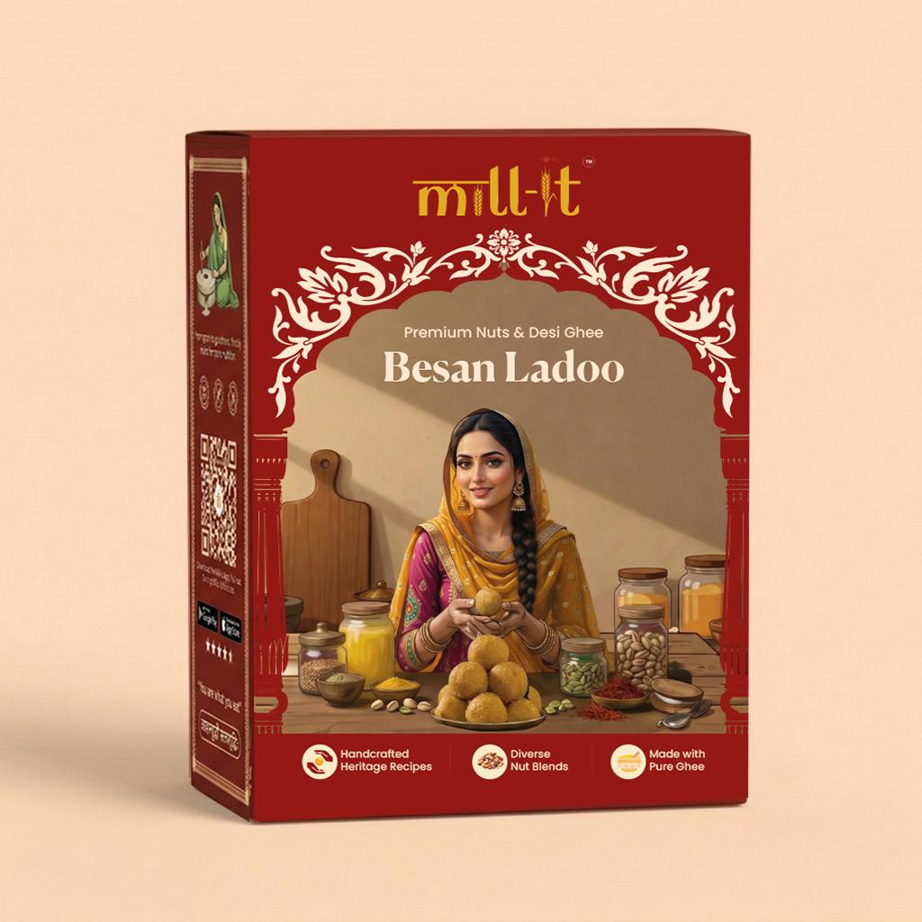 Besan Dry Fruit Laddoo