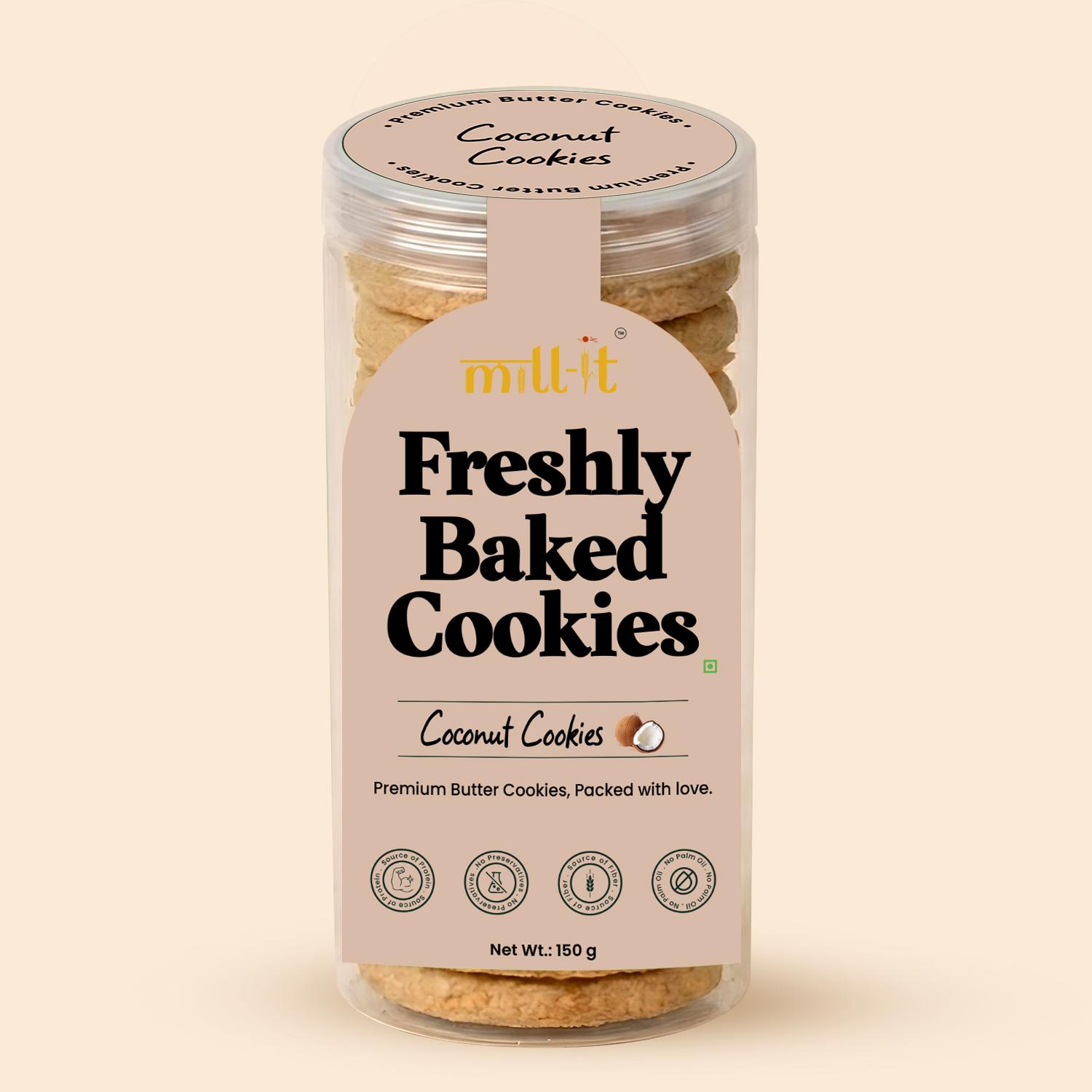 Freshly Baked Coconut Butter Cookies
