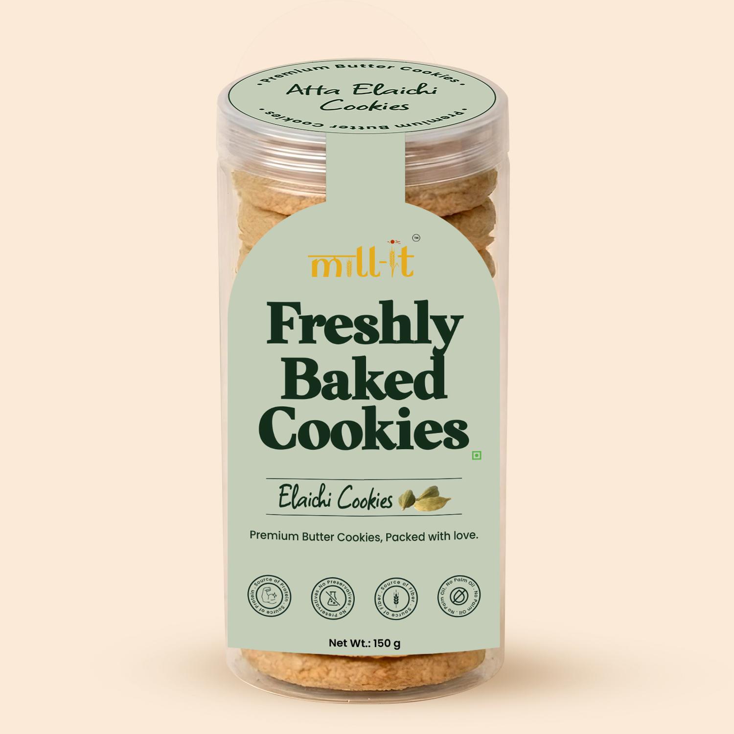 Freshly Baked Elaichi Butter Cookies