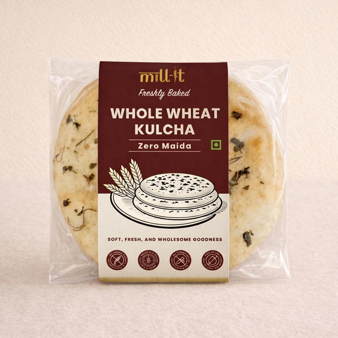 Whole Wheat Kulcha