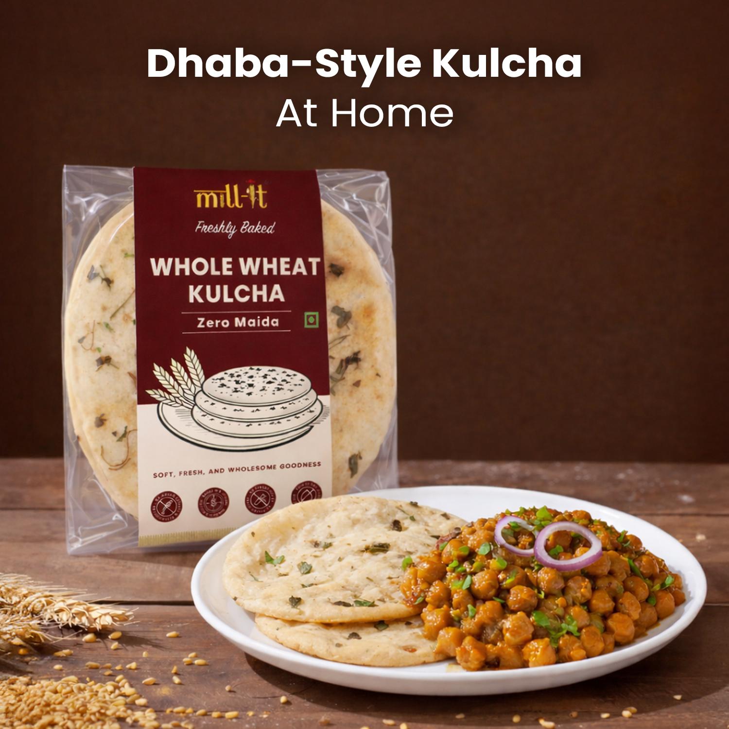 Whole Wheat Kulcha