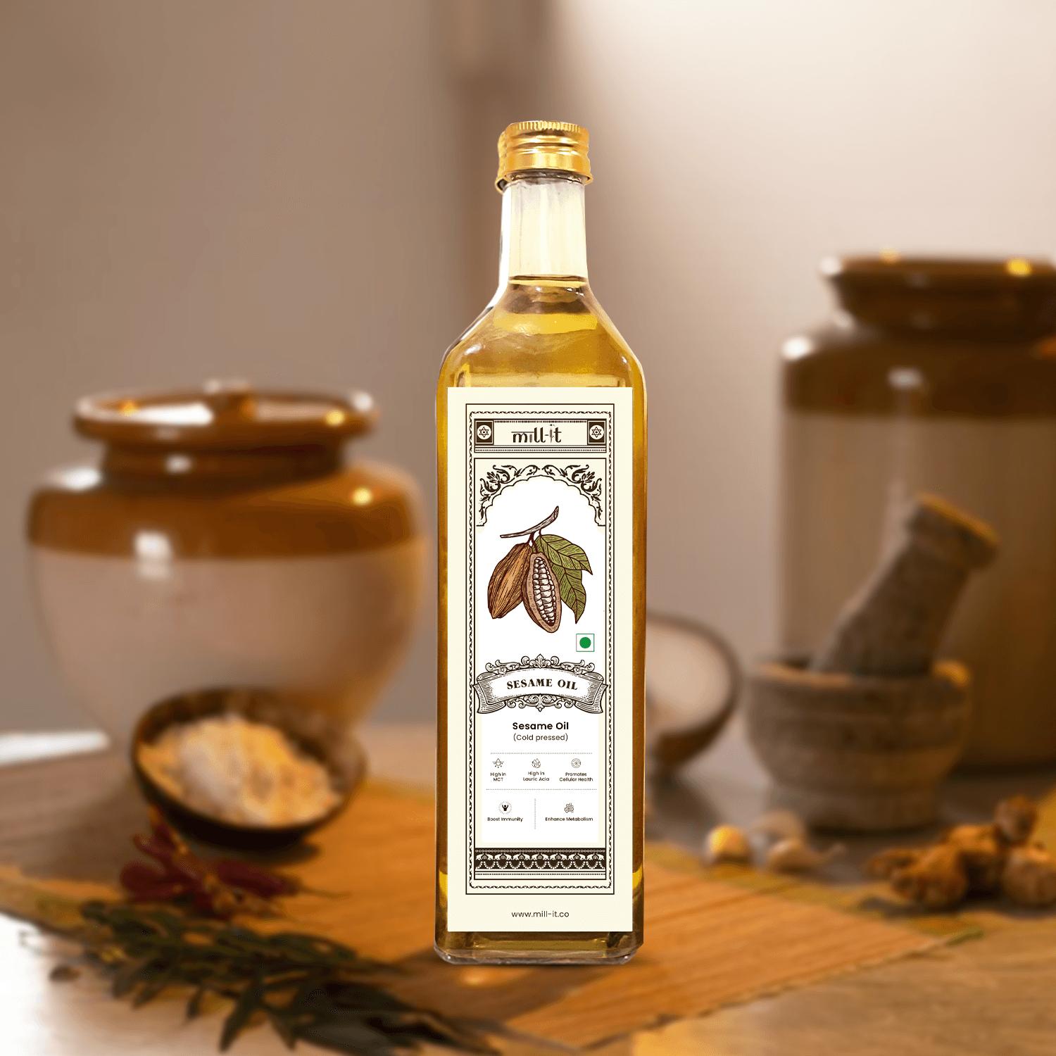 Cold - Pressed Sesame Cooking Oil