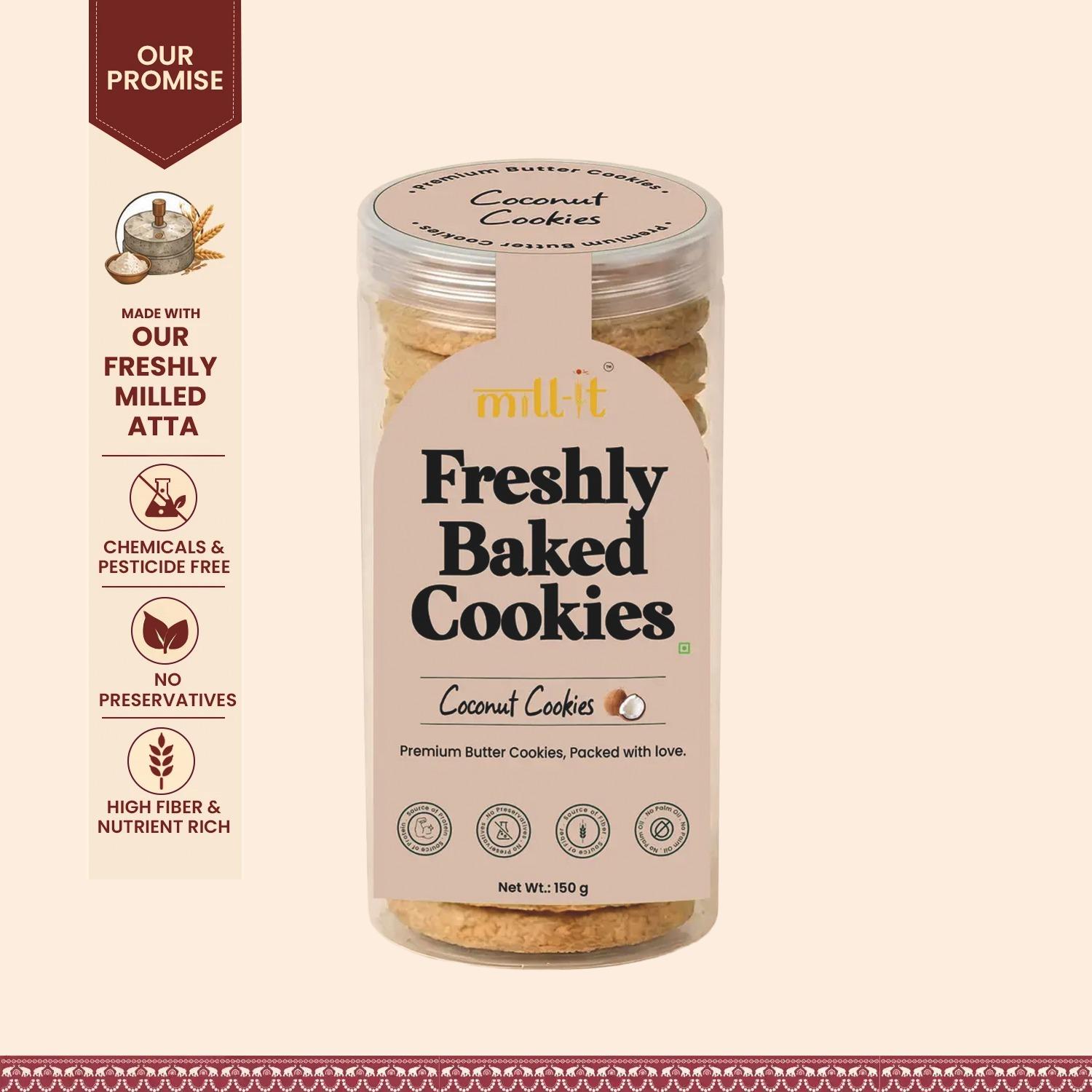 Freshly Baked Coconut Butter Cookies