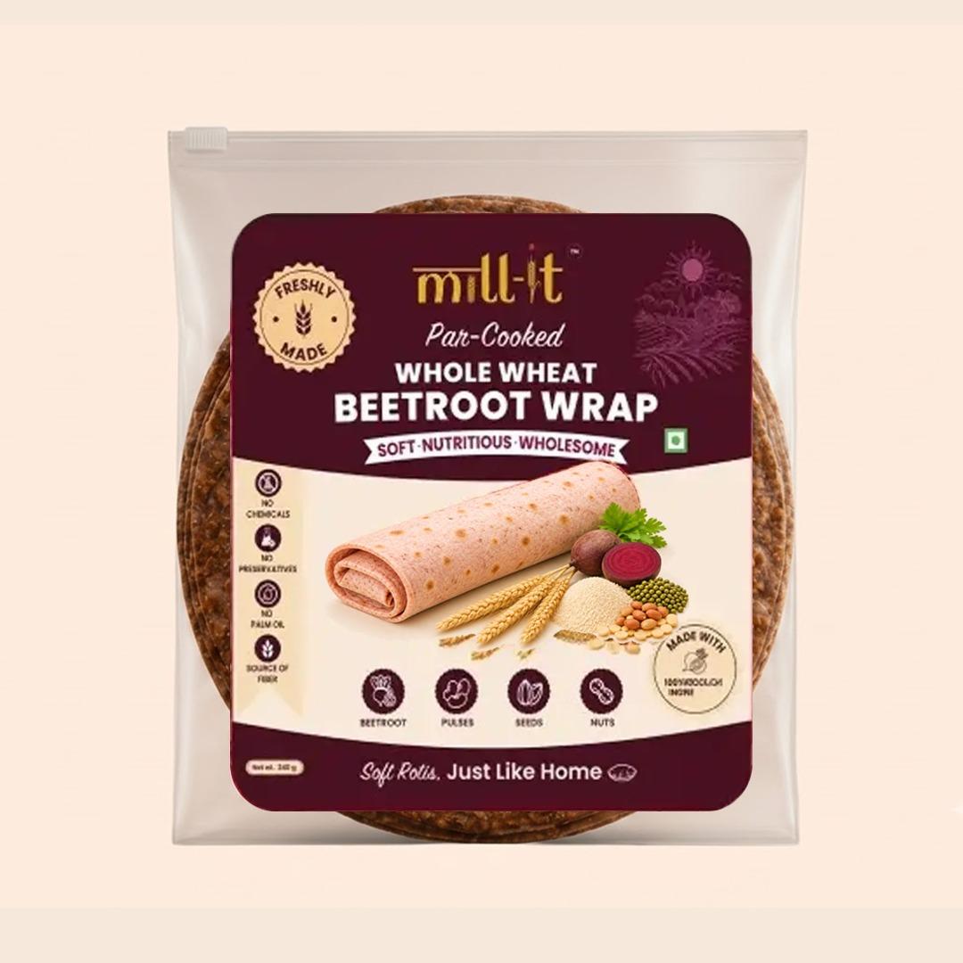 Par-Cooked Beetroot Wrap