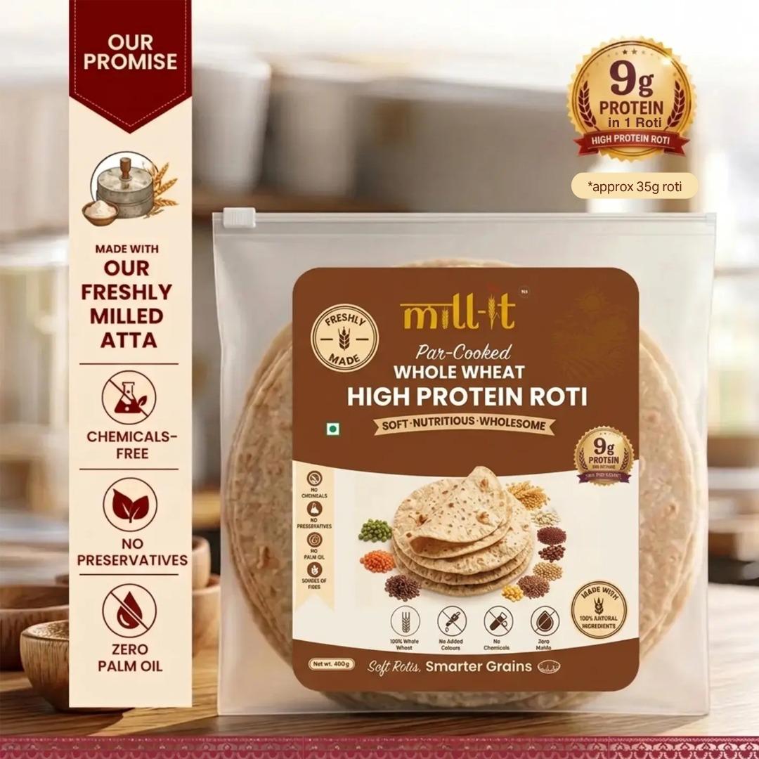 Par-Cooked High Protein Roti