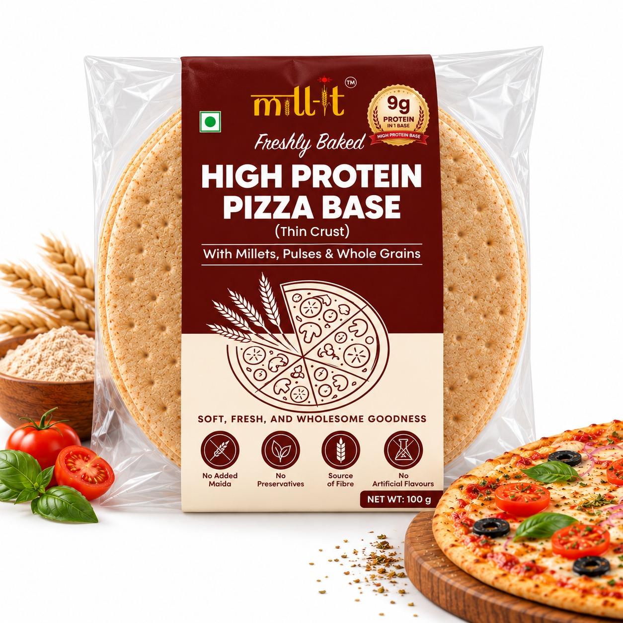 High Protein Pizza Base