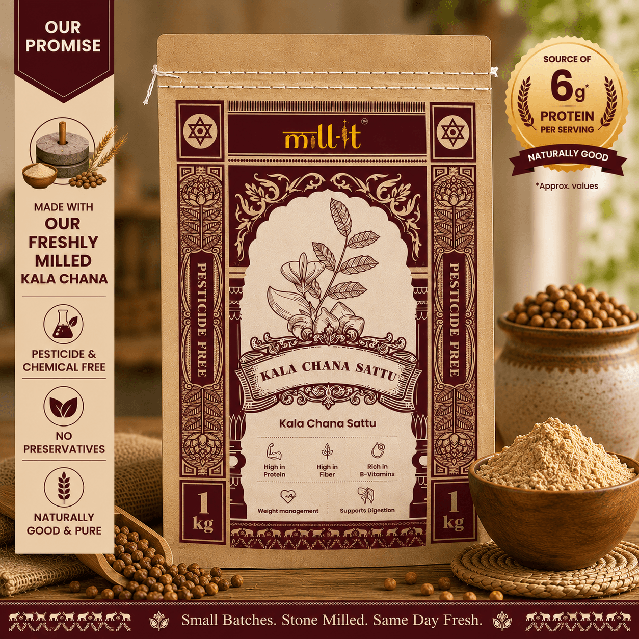 Sattu Atta - 1kg