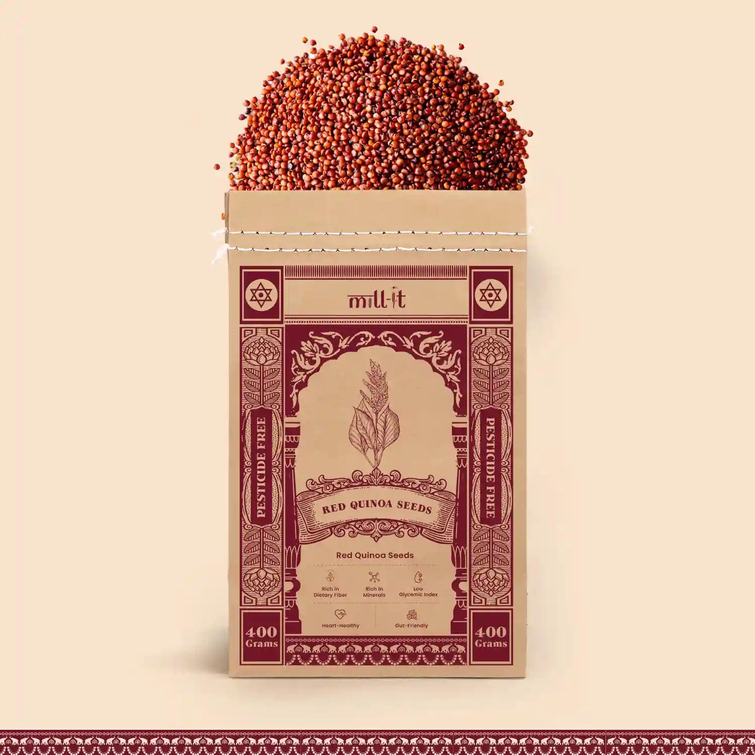 Red Quinoa Seeds - 400 gm