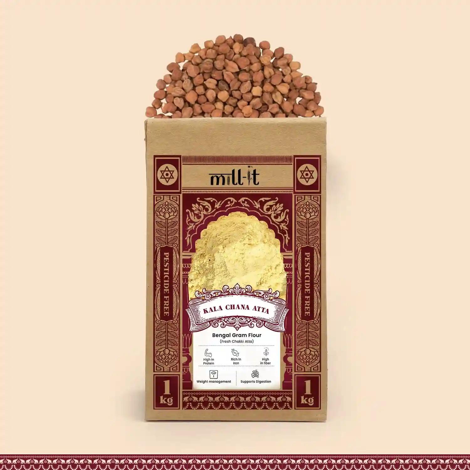 Kala Channa Atta - 1 kg